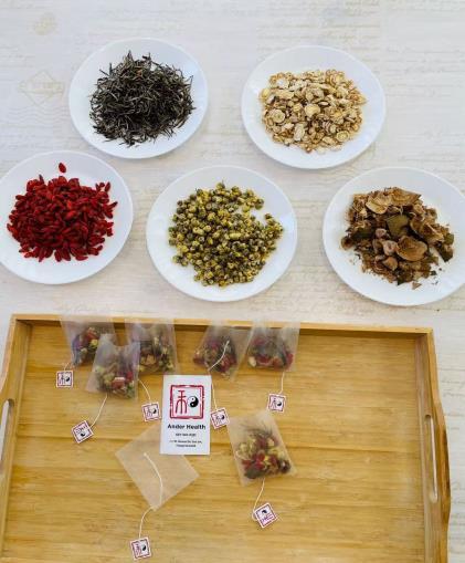 Chinese herbal tea and herbs